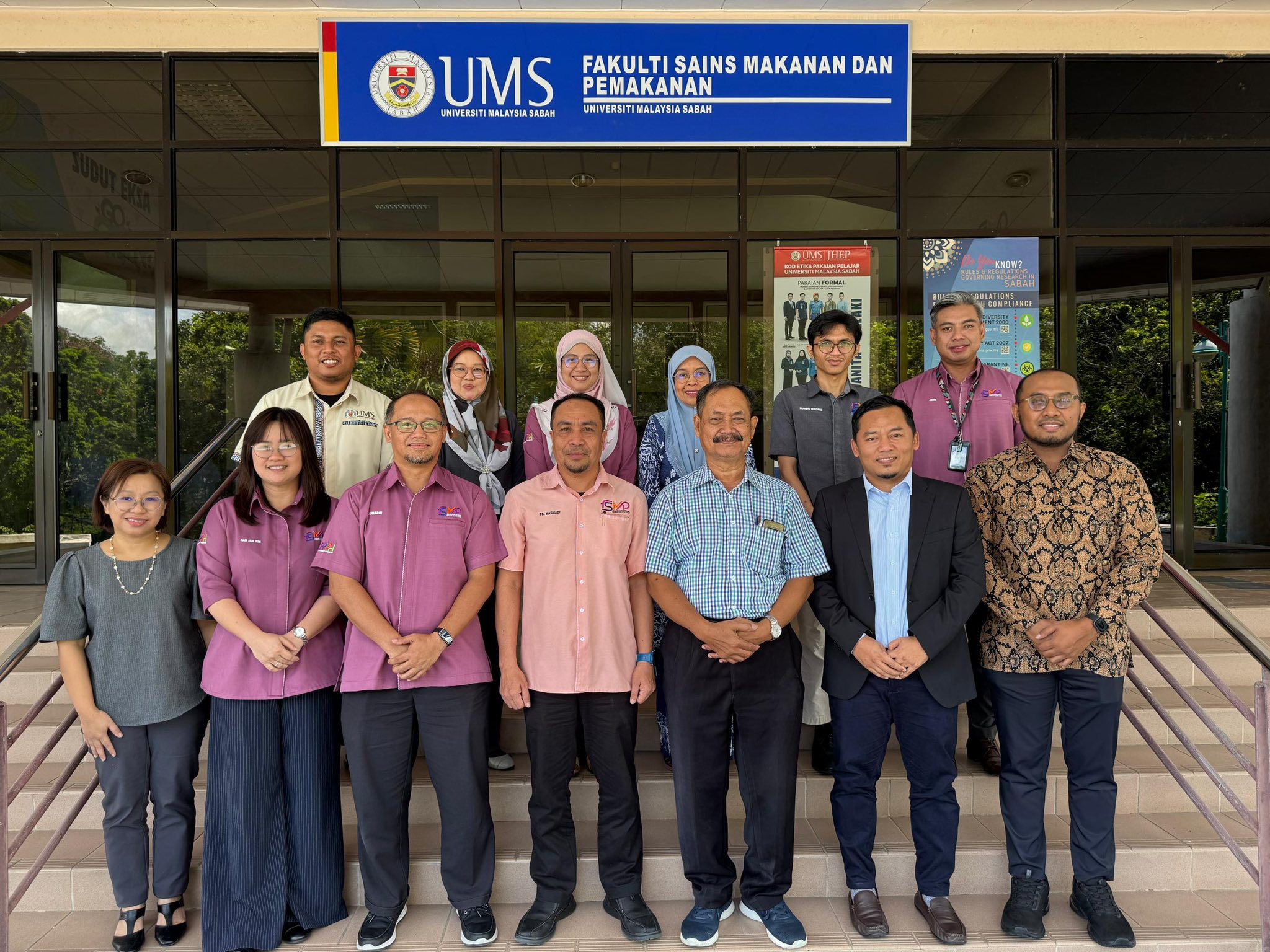 The visit of the Faculty of Fisheries and Marine Sciences, Universitas Brawijaya to the Faculty of Food Science and Nutrition, Universiti Malaysia Sabah.
